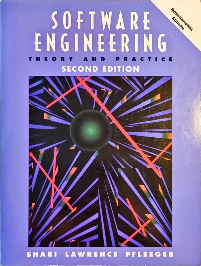 Software engineering : theory and practice; Shari Lawrence Pfleeger; 2001