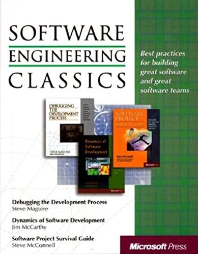 Software Project Survival GuideSoftware engineering classics from Microsoft PressSoftware engineering classics; Steve McConnell; 1998