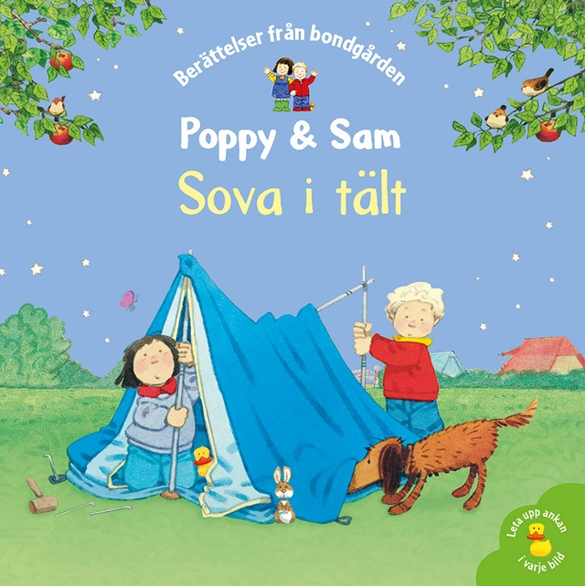 Sova i tält; Heather Amery; 2022