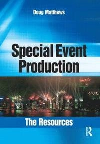 Special event production · The resources; Doug Matthews; 2008