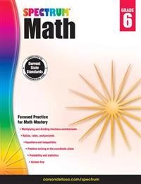 Spectrum Math Workbook, Grade 6: Volume 7; Spectrum; 2014