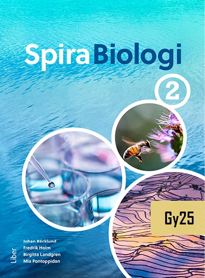 Spira Biologi nivå 2; Johan Bäcklund, Fredrik Holm, Birgitta Landgren, Mia Pontoppidan, Gunnar Björndahl, Johan Castenfors; 2026
