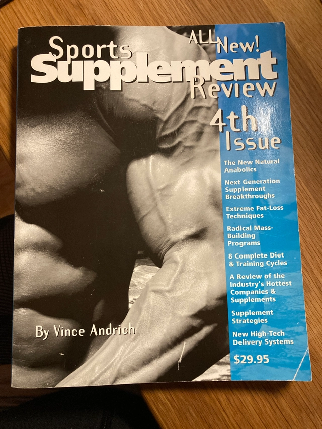 Sports supplement review; Vince Andrich; 2001