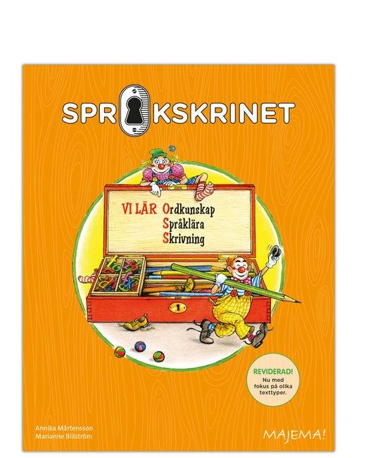 Språkskrinet clown grundbok åk 2; Annika Mårtensson, Marianne Billström; 2012