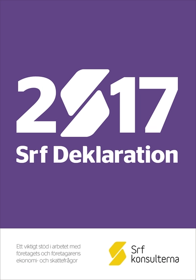 Srf deklaration · 2017; Peter Nilsson; 2017