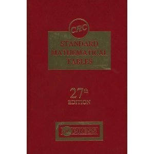 Standard mathematical tables; William. H. Ph. D. Beyer; 1984