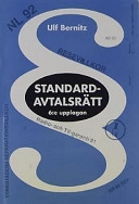 Standardavtalsrätt; Ulf Bernitz; 1996