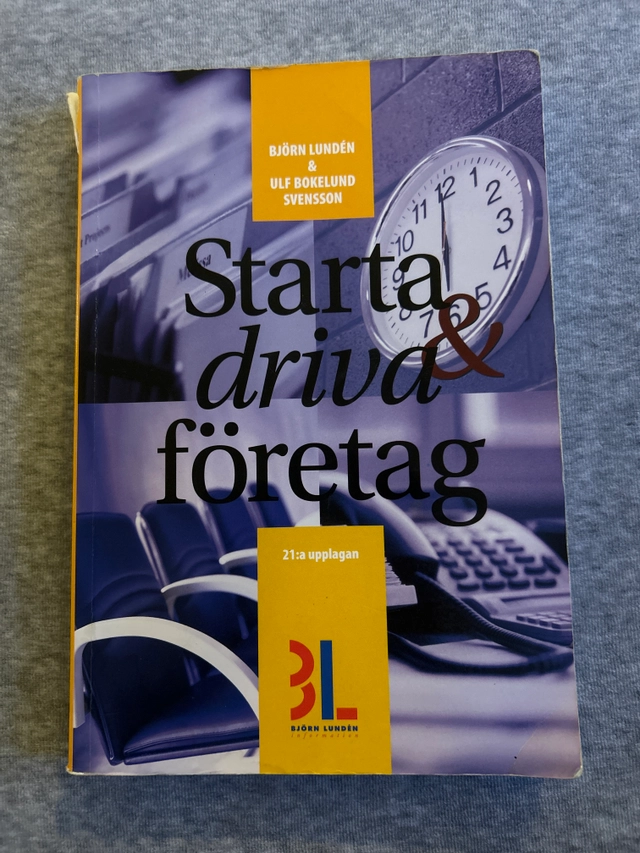 Starta & driva företag; Björn Lundén, Ulf Bokelund Svensson; 2014