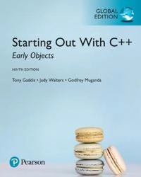 Starting out with C++ : early objects; Tony. Gaddis; 2016