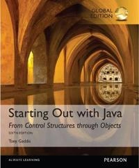 Starting out with Java : from control structures through objects; Tony Gaddis; 2016