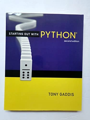 Starting out with Python; Tony. Gaddis; 2012