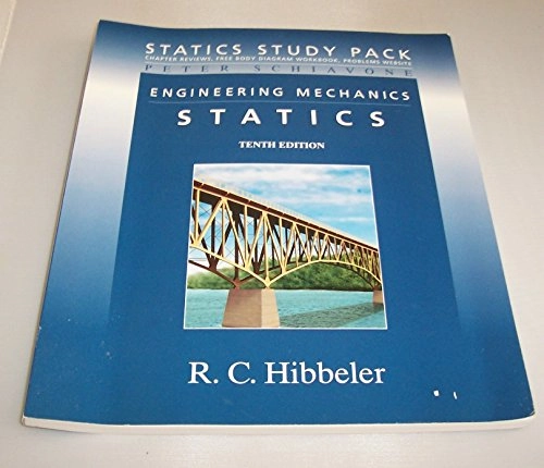 Statics study pack : chapter reviews, free body diagram workbook, problems website; Peter Schiavone; 2004
