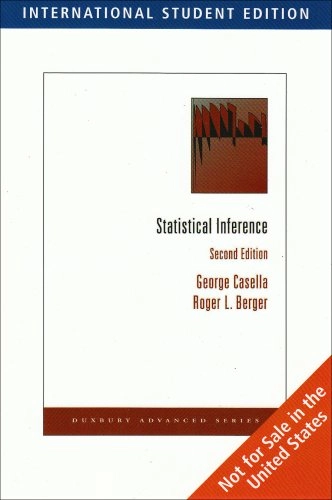 Statistical inference; George Casella; 2008