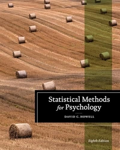 Statistical methods for psychology; David C. Howell; 2020