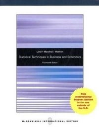 Statistical techniques in business & economics; Douglas A. Lind; 2010