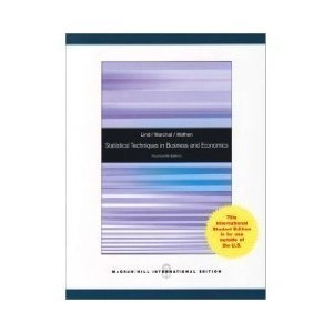 Statistical techniques in business & economics; Douglas A. Lind; 2010