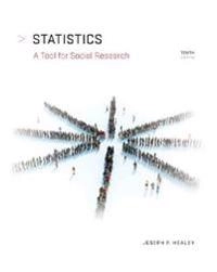 Statistics : a tool for social research; Joseph F. Healey; 2015