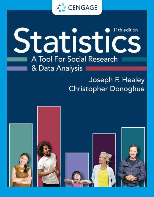 Statistics : a tool for social research and data analysis; Joseph F. Healey, Christopher. Donoghue; 2021