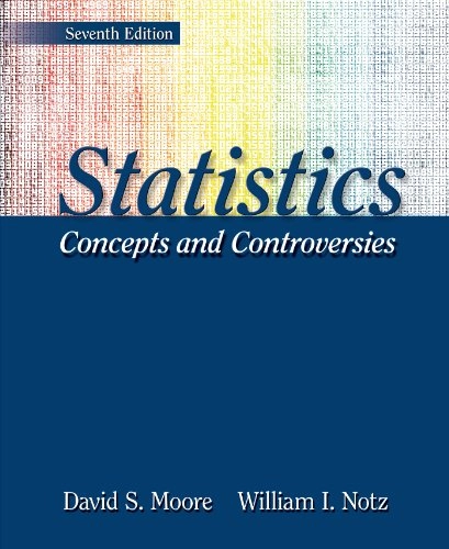 Statistics : concepts and controversies; David S. Moore; 2009