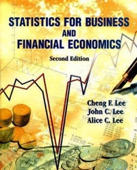 Statistics for business and financial economics; Cheng F. Lee; 2000