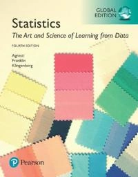 Statistics: The Art and Science of Learning from Data, Global Edition + MyLab Statistics with Pearson eText; Alan Agresti, Christine Franklin, Bernhard Klingenberg; 2017