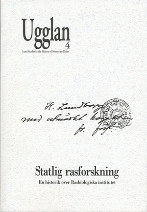 Statlig rasforskning; Gunnar Broberg; 1995
