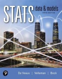 Stats; David Bock, Paul Velleman, Richard De Veaux, Floyd Bullard; 2019