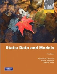 Stats : data and models; Richard D. De Veaux; 2012