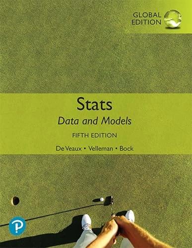 Stats : data and models; Richard D. De Veaux; 2021
