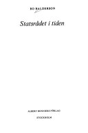 Statsrådet i tiden; Bo Balderson; 1981