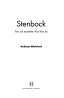 Stenbock : ära och ensamhet i Karl XII:s tid; Andreas Marklund; 2008