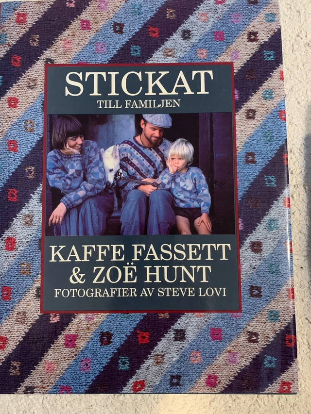 Stickat till familjen; Kaffe Fassett; 1989