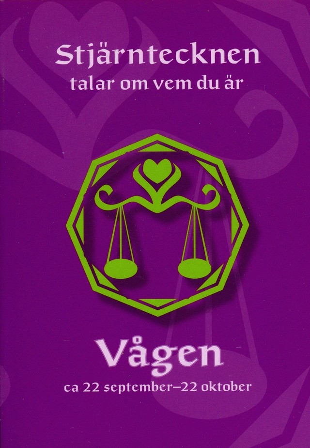 Stjärntecknen talar om vem du är : vågen; Gisela Melin; 2008
