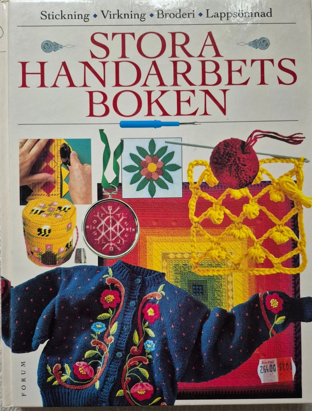 Stora handarbetsboken; Madeline Weston, Barbro Ahlström; 1996