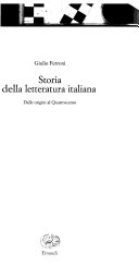 Storia della letteratura italiana; Giulio Ferroni; 2024