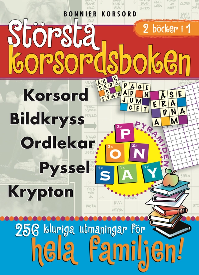 Största korsordsboken : två böcker i en; Susanne Berge; 2009