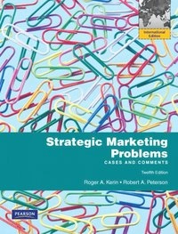 Strategic marketing problems : cases and comments; Roger A. Kerin; 2010