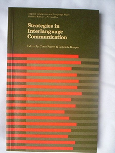 Strategies in interlanguage communication; Claus Færch, Gabriele Kasper; 1983