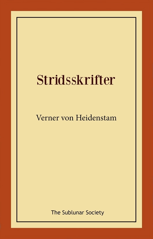 Stridsskrifter; Verner von Heidenstam; 2022