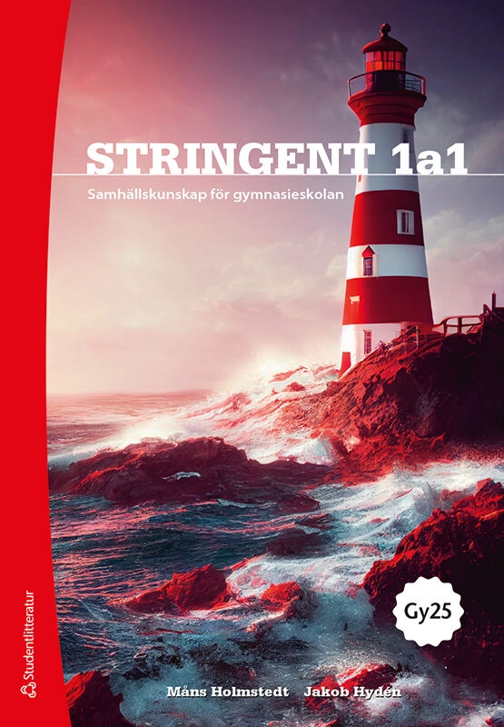 Stringent Nivå 1a1 - Samhällskunskap för gymnasieskolan; Måns Holmstedt, Jakob Hydén; 2025
