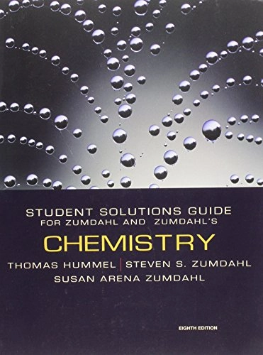 Student solutions guide : chemistry; Thomas J. Hummel; 2010