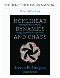 Student solutions manual for Nonlinear dynamics and chaos [Elektronisk resurs]; Mitchal Dichter; 2016