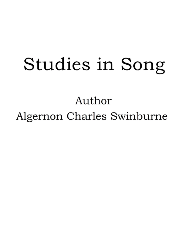Studies in Song [Elektronisk resurs]