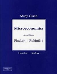Study Guide for Microeconomics; Jonathan Hamilton; 2008