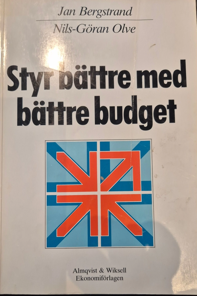 Styr bättre med bättre budget; Jan Bergstrand; 1992