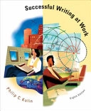 Successful writing at work; Philip C. Kolin; 2007