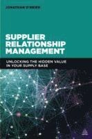 Supplier Relationship Management; Jonathan O'Brien; 2014