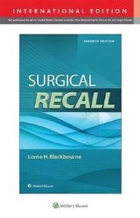 Surgical Recall; Blackbourne Lorne H.; 2014