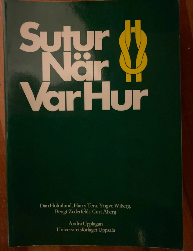 Sutur : när var hur; Dan Holmlund; 1976