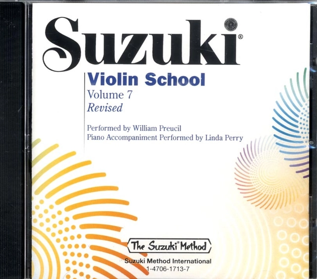 Suzuki violin school 7 CD rev; Shinichi Suzuki, William Preucil; 2015
